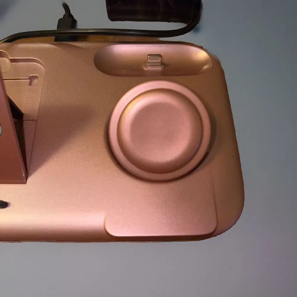 Charging Station 3 in 1 Charger Stand For Apple AirPods Watch iPhone Rose Gold